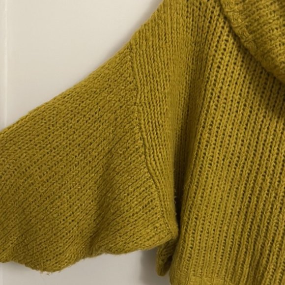 Anthropologie Mustard Yellow Turtleneck Sweater - Picture 6 of 11